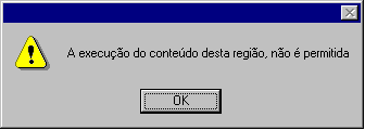 execu��o n�o permitida